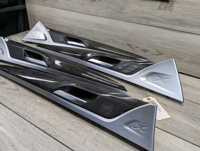 2018-2024 BMW X3 G01 Front Rear Left Right Exterior Door Trim Molding SET gallery