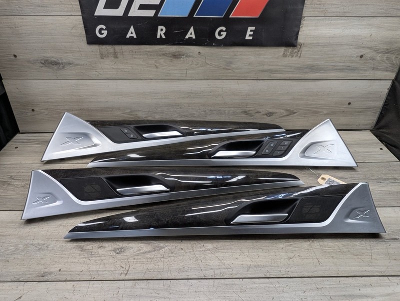 2018-2024 BMW X3 G01 Front Rear Left Right Exterior Door Trim Molding SET