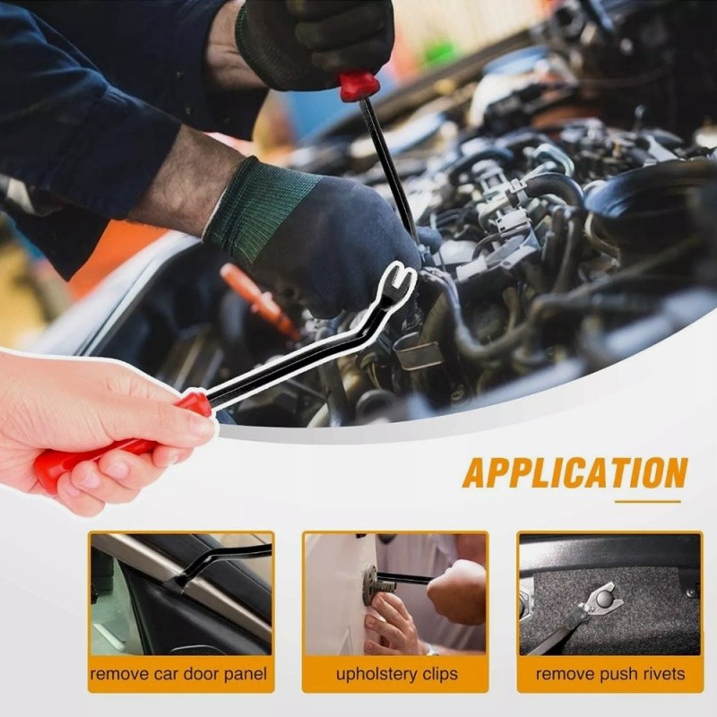 725Pcs Car Push Retainer Clips Trim Removal Tool Kit Bumper Fastener Rivet Clips gallery