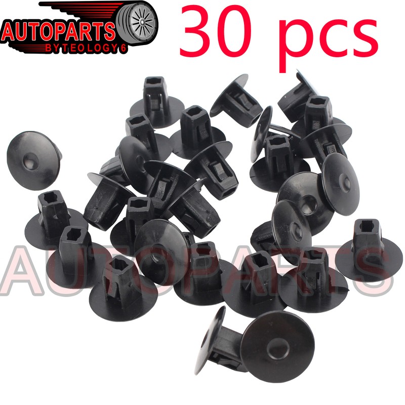 Tapping Screw Fit For Honda Civic Acura 30pcs Fender Apron Grommet Retainer Clip