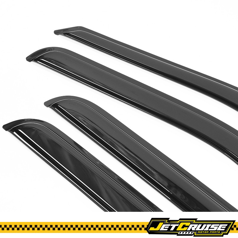 Fits 99-16 Ford F250 F350 F450 F550 Super Duty Crew Cab Acrylic Window Visor 4PC gallery