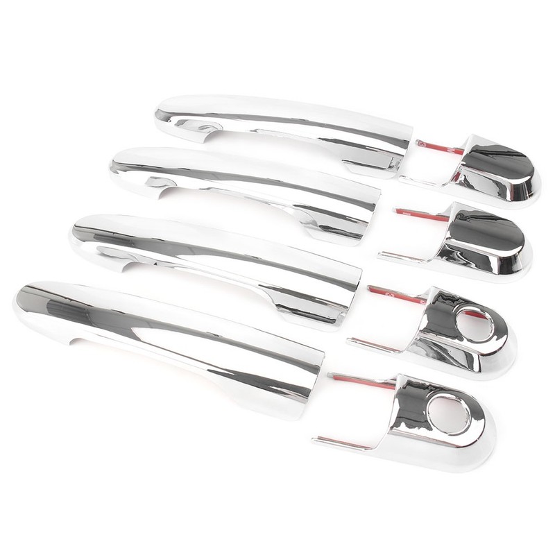 Door Handle Cover Trims Protect Chrome Fit Hyundai Accent 2006-2010 2007 Car ABS gallery