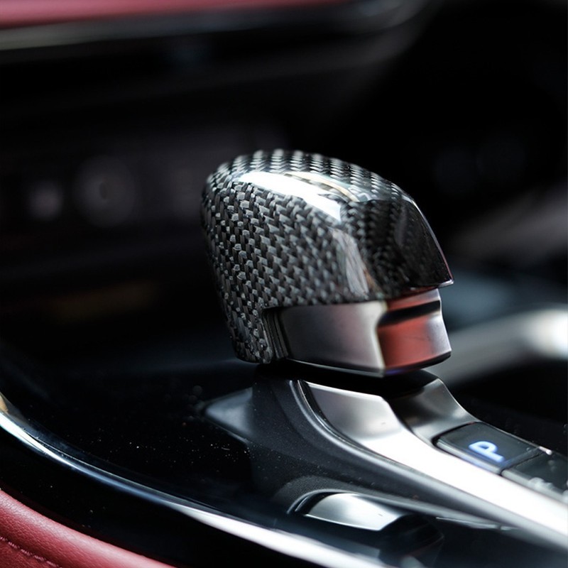ABS Carbon-Fiber Pattern Gear Shift Knob Trim For Lexus RX350 500h 2023-2024 gallery