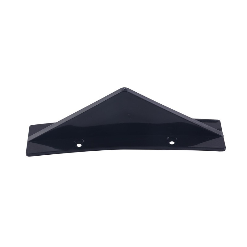 Universal For Rear Bumper Lip Diffuser Shark Fins Unpainted Black 4Pc Kit - ABS gallery