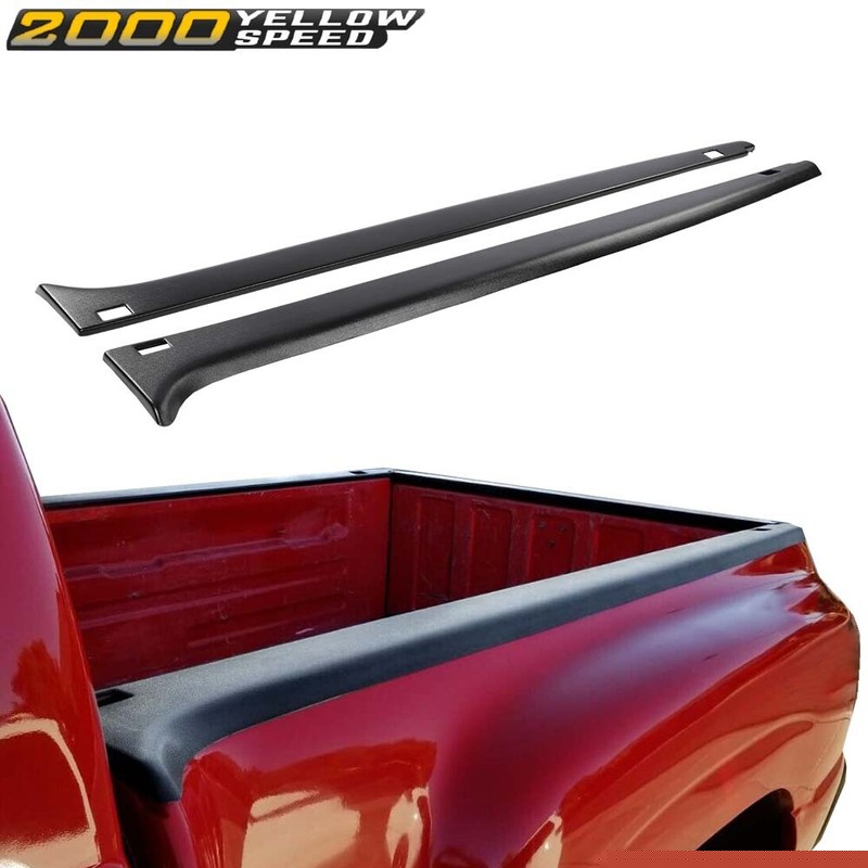 Fit for 1999-2005 Chevy Silverado GMC Sierra 1500 Bed Rail Caps Stepside Pair
