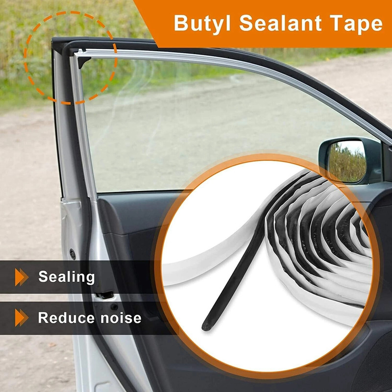 Headlamp Glue Black Butyl Rubber Glue Headlight Sealant Waterproof durable gallery