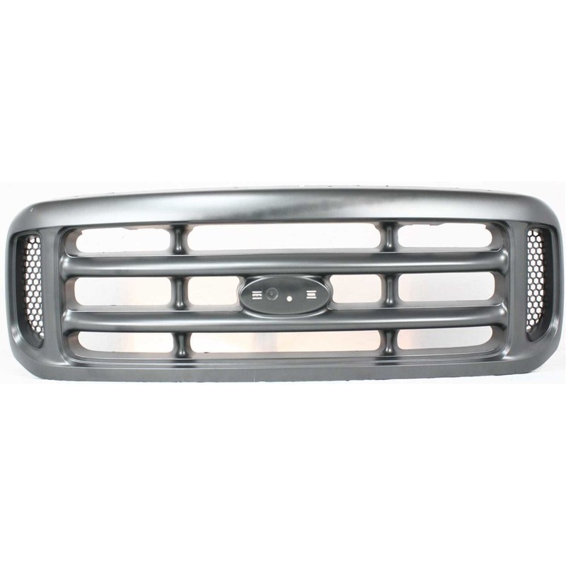 Grille For 99-2004 Ford F-250 Super Duty F-350 Super Duty Silver Plastic