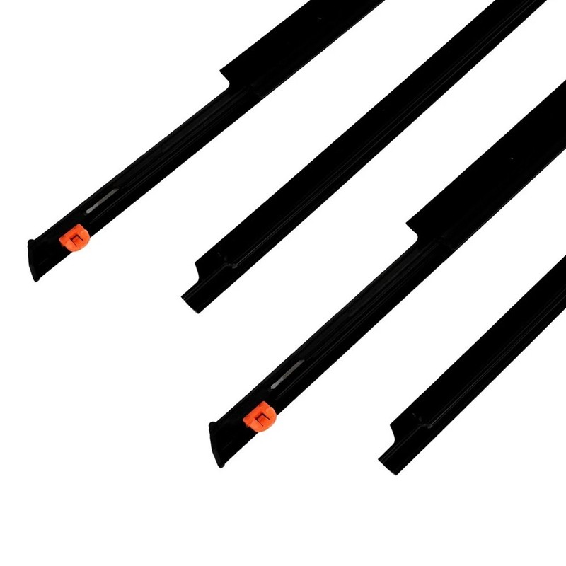 4PCS Weatherstrip Window Moulding Trim Seal Belt Trims For 2004-09 Toyota Prius gallery