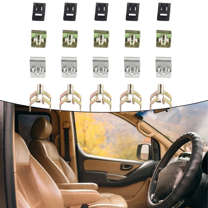 ��20x High-Quality Metal Clips for Securely Fitting Car Panels and Trim�� gallery