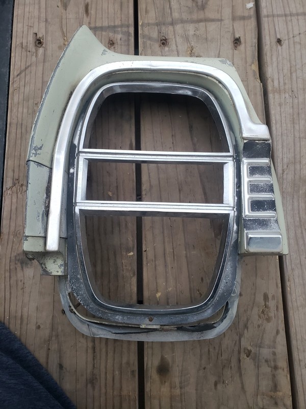 1968 Ford Galaxie 500 Left Rear Quarter Panel Extention Tailight Bezel OEM…