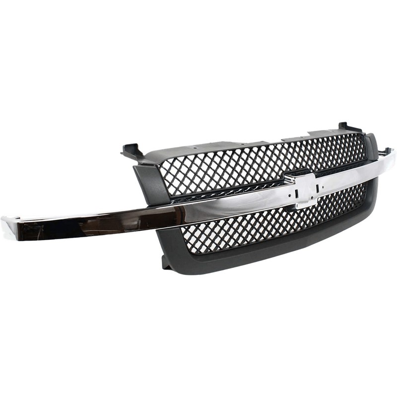 Front Bumper Grille & Headlight Bracket for 03-06 Silverado 1500 2500 3500 Truck gallery