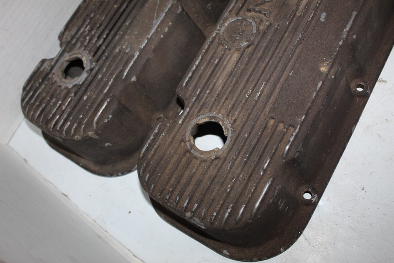 Mickey Thompson BBC vintage aluminum valve covers 32776396 427 454 chevy 137 gallery
