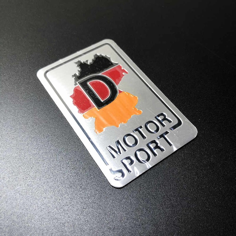Germany Flag Motor Sport Modified Badge Car Body Rear Racing VIP Sticker Emblem gallery