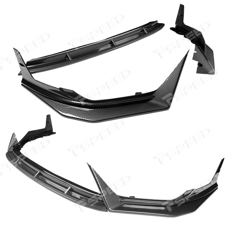 Carbon Painted Car Front Bumper Spoiler Lip Trim For Subaru WRX CS-Style 2022-25 gallery