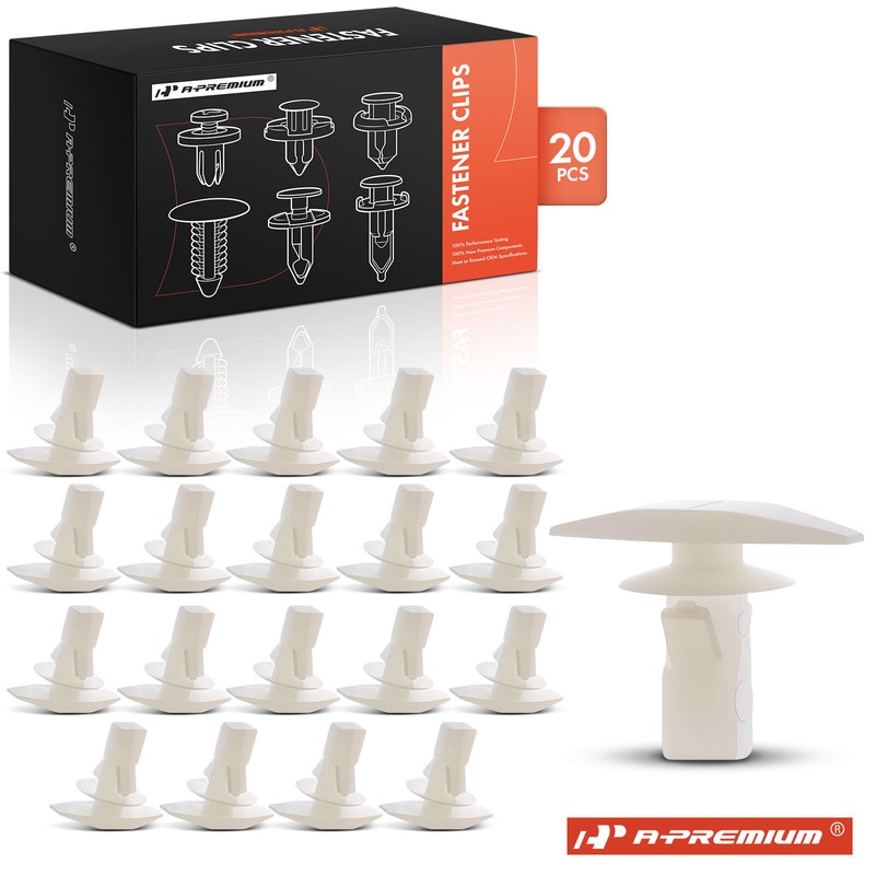 A-Premium 20Pcs 5 mm Nylon Weatherstrip Retainer Clips for Toyota Hyundai Lexus