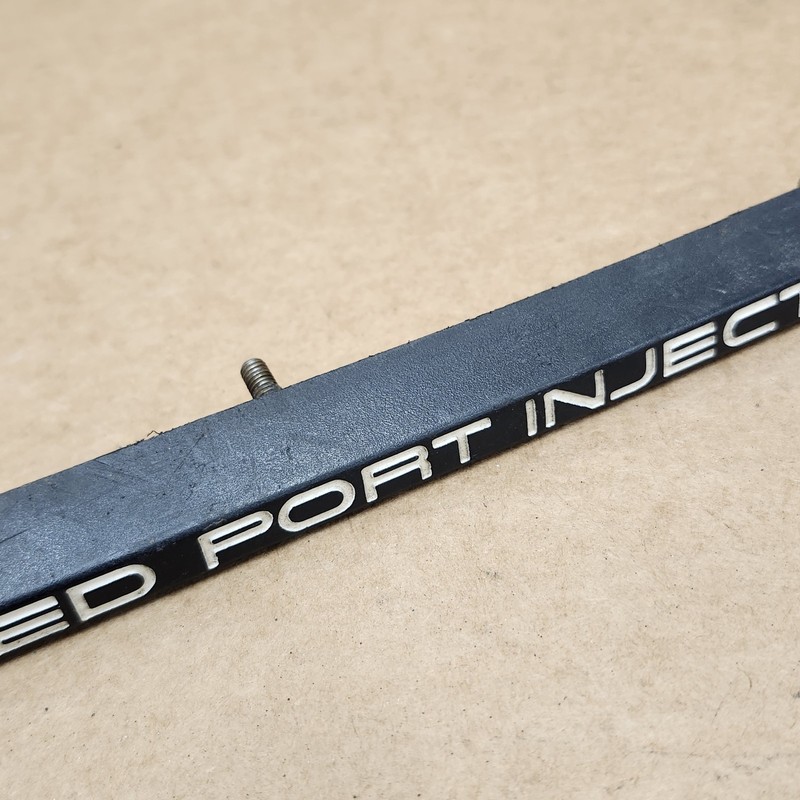 85-90 C4 Corvette RIGHT Fender Tune Port Injection Molding Emblem Trim Passenger gallery
