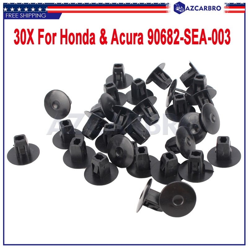 30pcs New Fender Apron Grommet Fit For Acura TSX Honda Civic, Odyssey 2004 – On