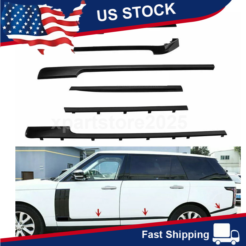 Door Side Body Molding Trim Strip Kits For Range Rover L405 2013-2022 6PCS USA