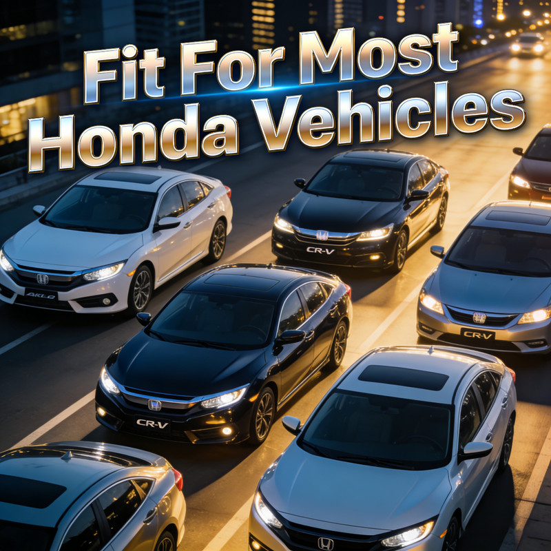 Customized For Honda 9Pcs Carbon Fiber Look Door Sill Trunk Threshold Protector gallery