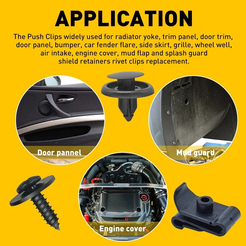 For Toyota Lexus Under Engine Cover Clips Underbody Mudguard Shield Screws EXV gallery