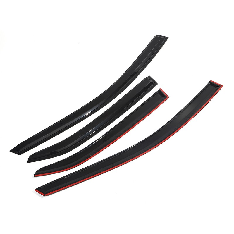 4PCS/Set Window Visor Sun Rain Deflector Guard Black For Toyota Camry 2018-2024 gallery