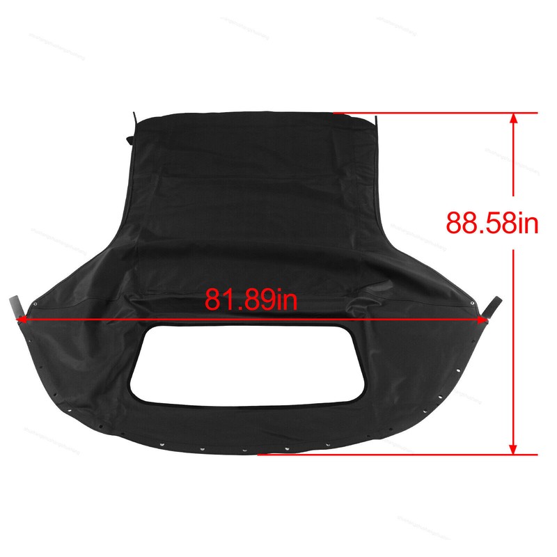 Fits 1996 1997-2006 Chrysler Sebring Top & Plastic Window Sailcloth Convertible gallery