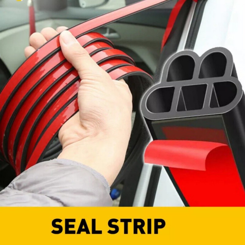 52.5Ft Car Door Hood Edge Moulding Strip Trim Seal Guard Rubber Window Protector gallery