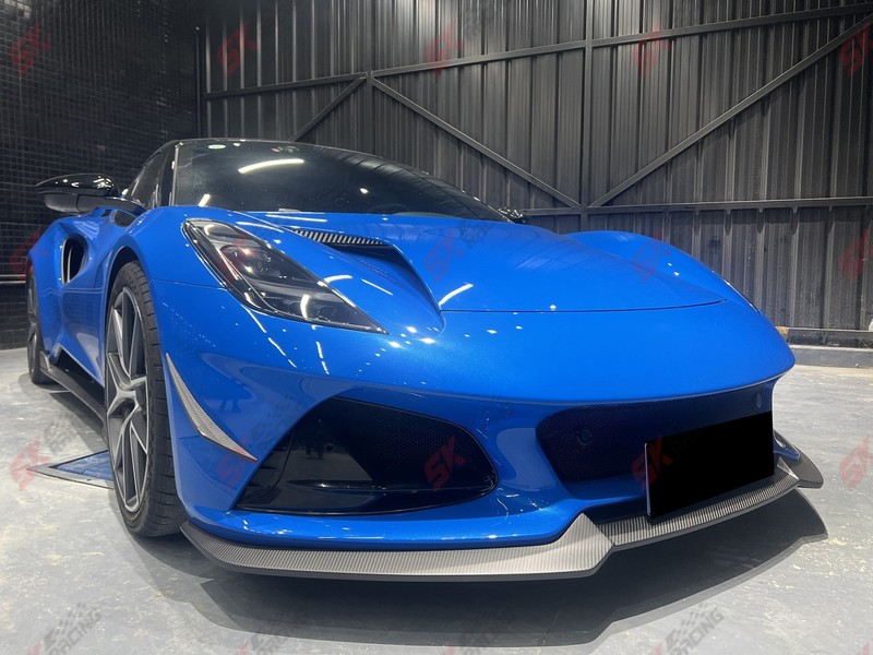 Glossy/Matte Dry Twill Carbon Front Rear Lip Side Skirts Kit Fits 23+Lotus Emira gallery