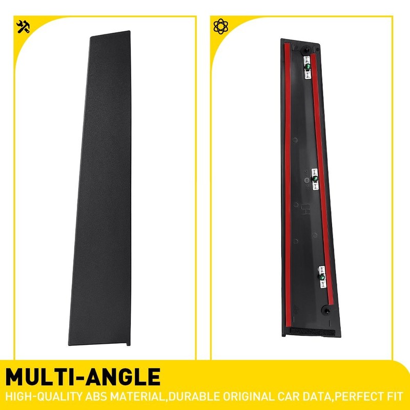 Front Driver Door Applique B Pillar Molding Trim For 2019-26 RAM 1500 68292929AD gallery