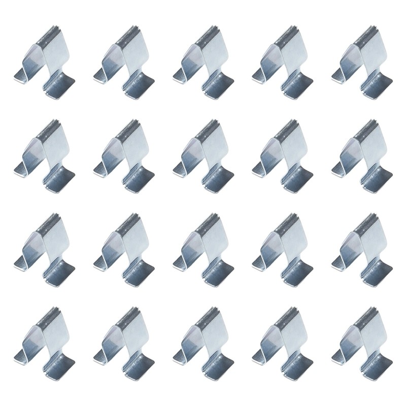 20Pcs Spring Trim Clip Retainer Fastener High Quality Tailgate Metal Panel Clips