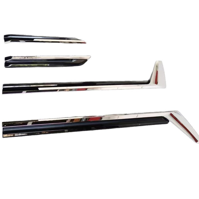 ABS White + Chrome Body Door Side Molding Cover Trim For Lexus LX 600 2022-2025 gallery