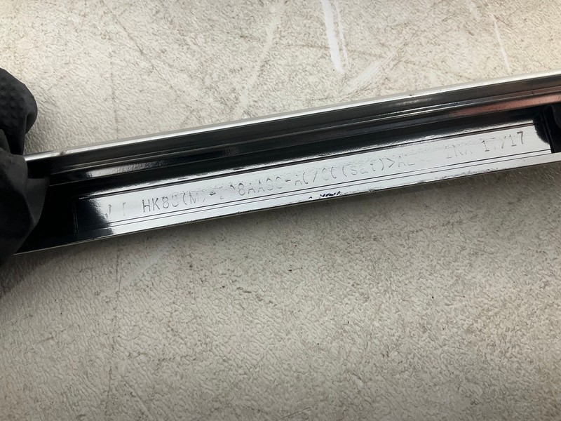 17-20 Jaguar F-Pace Front Right Door Window Moldings OEM gallery