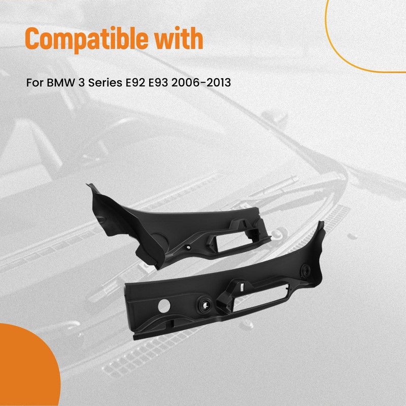 Front Cover Panel for BMW 3-Series E92 E93 06-13 51717161033 Black Plastic LHD gallery