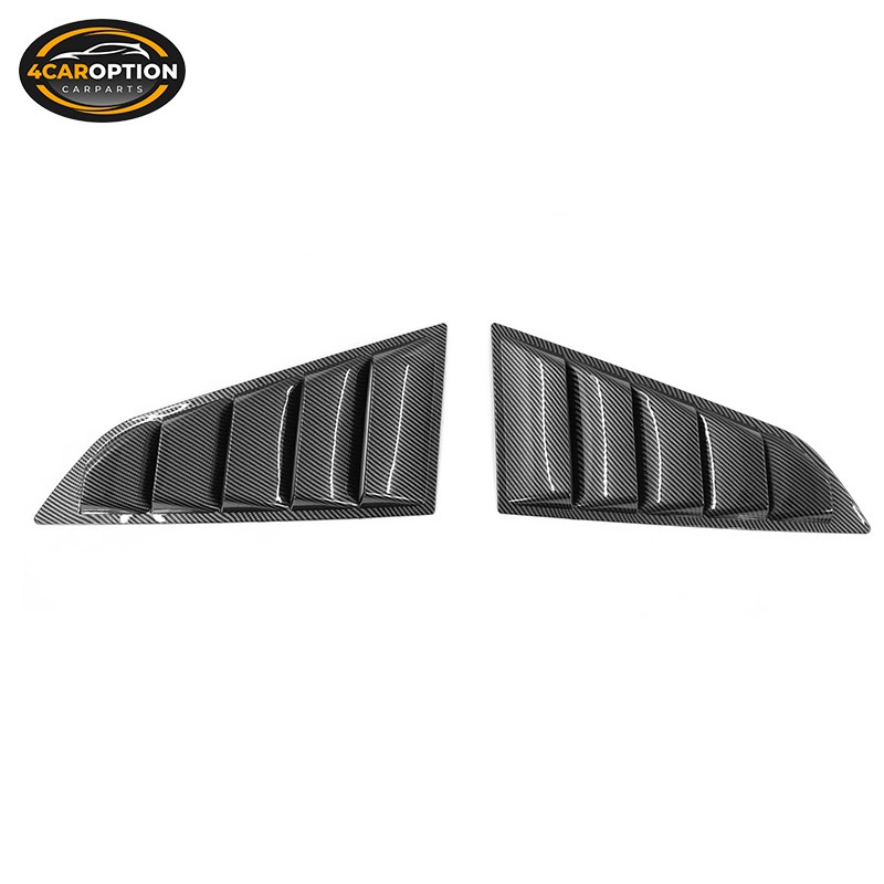 Fits 14-19 Chevy Corvette C7 Classic Style Window Louver Vent Carbon Fiber Print gallery