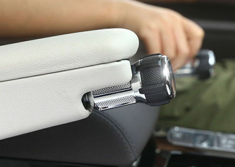 For Range Rover L405 2013-2020 Silver Zinc Alloy Central Seat Armrest Knob 2pcs gallery