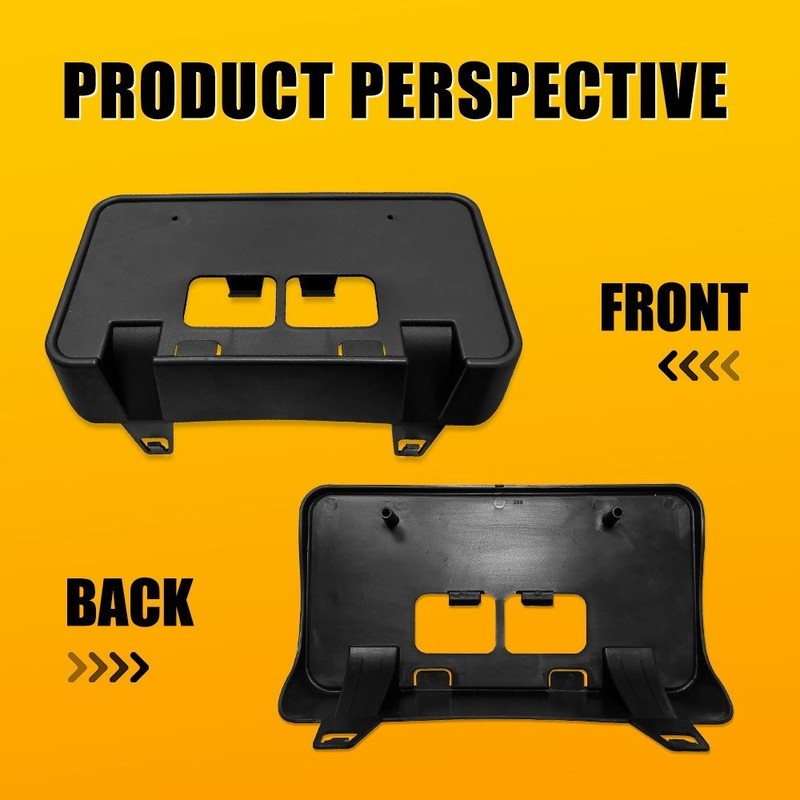 For 2008-2010 F250 Ford F350 Super Duty License Front Plate Frame Bracket Holder gallery