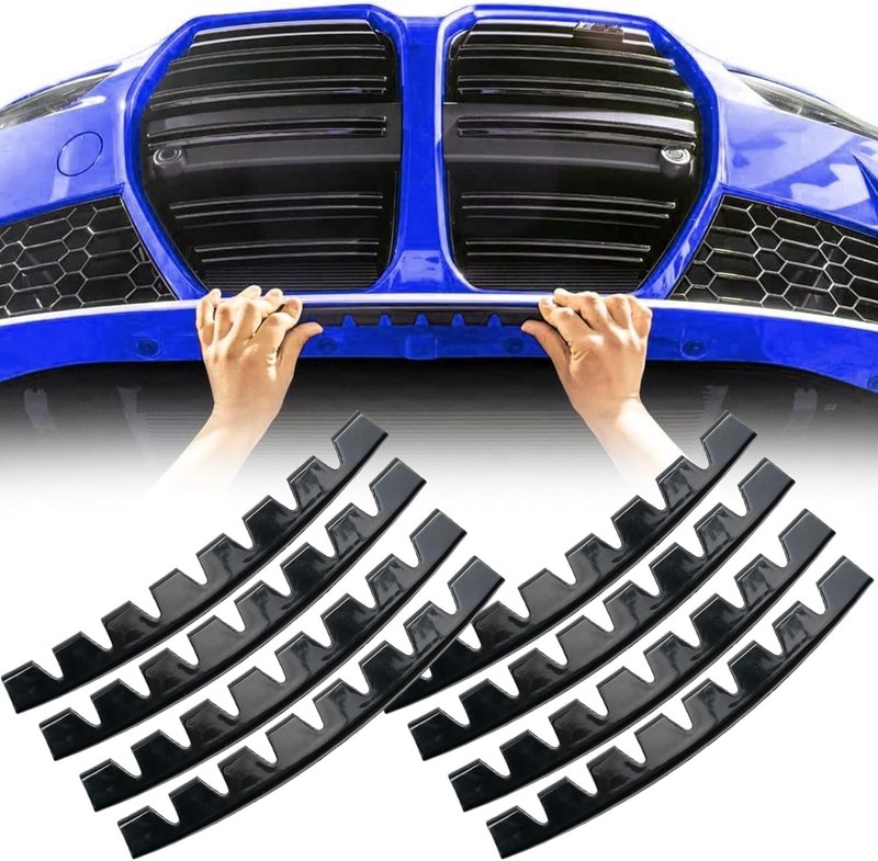 8x For Mercedes Benz Car Coupe Front Bumper Lip Scrape Guard Skid Plate Protect gallery