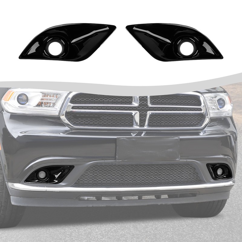Fog Light Trims For 2011-2020 Dodge Durango Front Driver and Passenger Side SXT