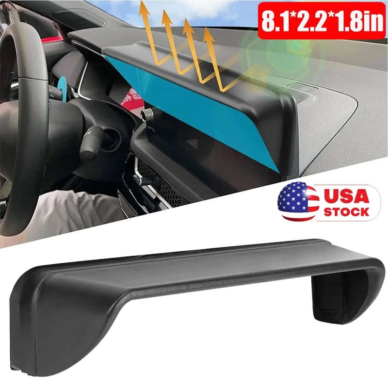 Car GPS Navigation Hood Visor Radio Sun Shade Anti-Glare Cover Accessorie new