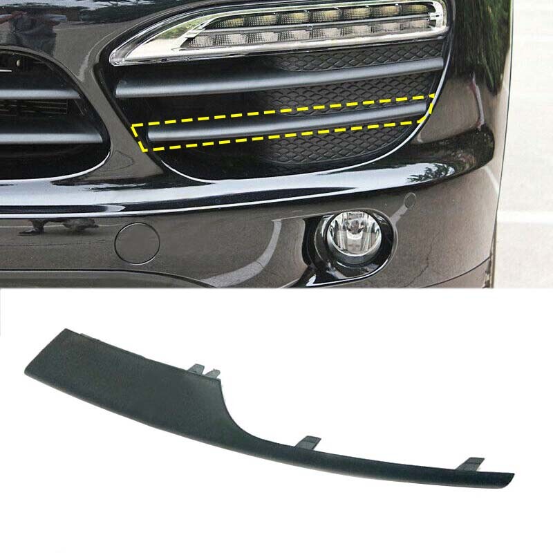 Front Bumper Left Lower Molding Grille Trim Strip For Porsche Cayenne 2011-2014