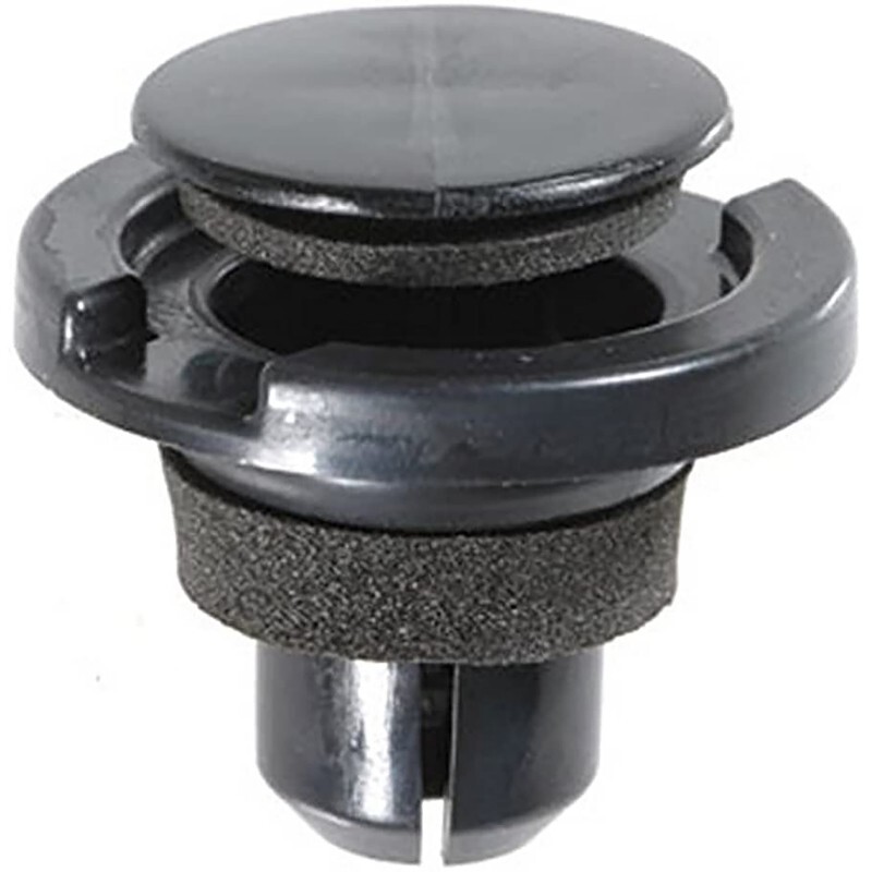 Black Nylon Sealer Rocker Moulding Retainer 17MM Hole 16MM Stem 25MM – 5 Pack