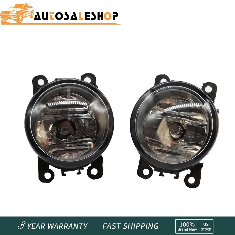 A Pair Fog Light Assembly W/H11 Bulbs LH+RH For 2011-12-13-14-15 Ford Explorer