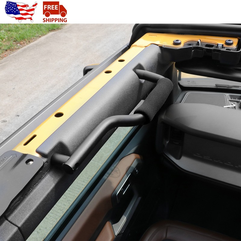 Front Rear Grab Handles Aluminum Grab Bar For Ford Bronco 21+ 4 Door Accessories gallery