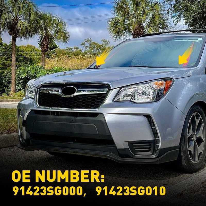 Pair Left Right Windshield Wiper Cowl Grille Panel For 2014-2018 Subaru Forester gallery