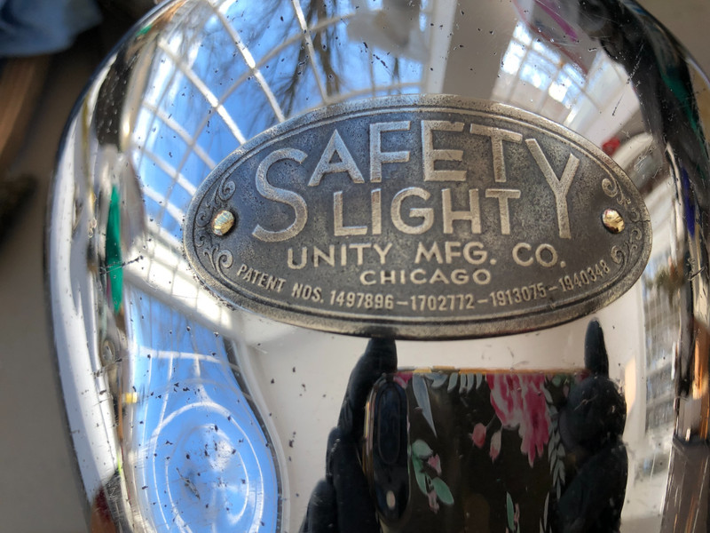 UNITY SPOTLIGHT SAFETY LIGHT HEAD & REFLECTOR, 6″, RESTORATION CHEVROLET FORD