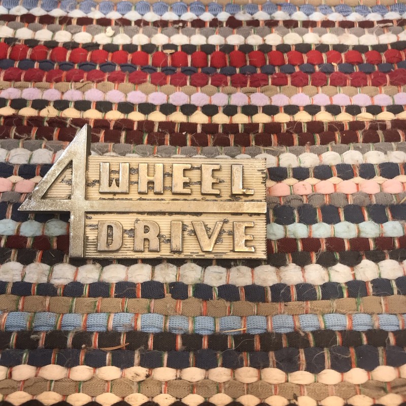 1963 1964 1965 Jeep 4 Wheel Drive Emblem for Gladiator, Wagoneer Vintage Patina gallery