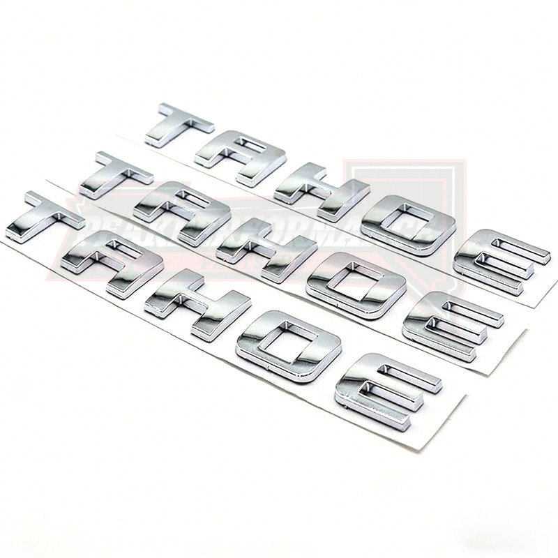 For Tahoe LTZ Letters Sticker Nameplate Door Tailgate Emblem 07-18 Glossy Chrome gallery