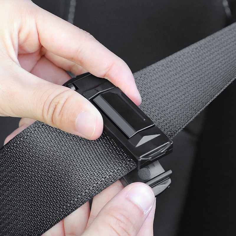 Car Interior Accessory Seat Belt Stopper Buckle Stabilizer Limiter Holder Clip