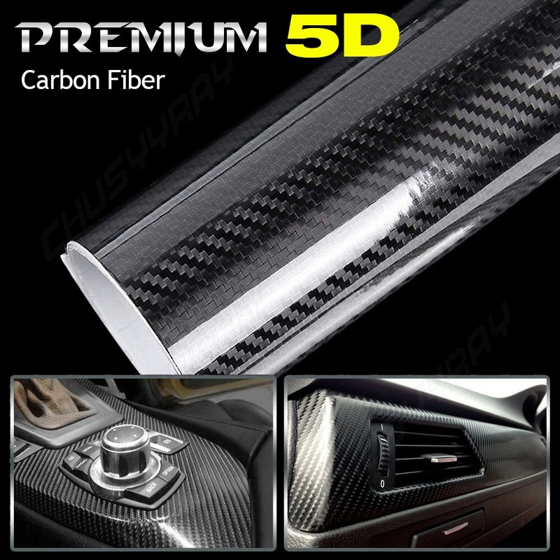 5D Carbon Fiber Texture Matte Black Vinyl Car Wrap Sticker Decal Film Sheet gallery