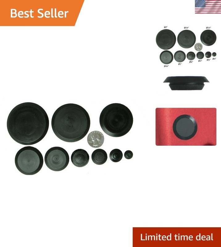 Assorted 50 Flush Mount Hole Plugs – Durable Polyethylene for Auto Applications